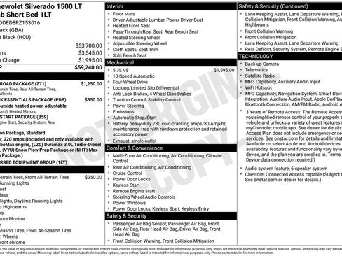 Certified 2024 Chevrolet Silverado 1500 LT w/ Z71 Off-Road Package AWD/4WD image 39