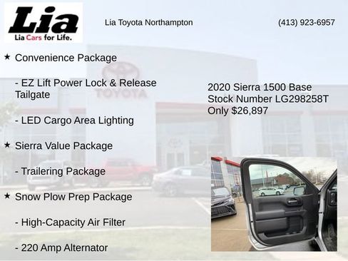 Used 2020 GMC Sierra 1500 4x4 Regular Cab w/ Sierra Value Package image 21