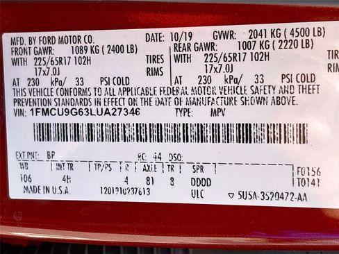 Used 2020 Ford Escape SE image 32