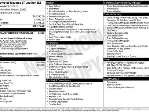 Used 2023 Chevrolet Traverse LT image 2
