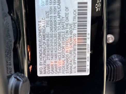 New 2026 Honda Ridgeline Black Edition image 25