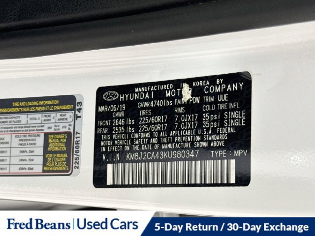 Used 2019 Hyundai Tucson SE AWD/4WD image 34