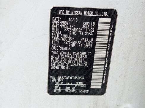 Used 2014 INFINITI QX80 2WD w/ Theater Package image 42