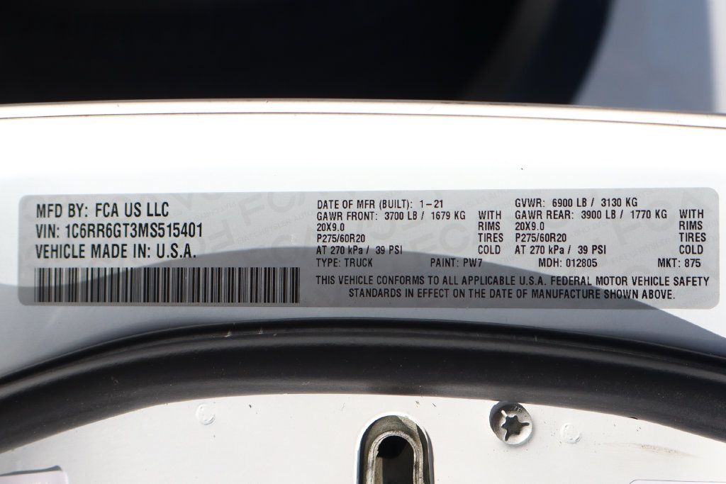 Used 2021 RAM 1500 Warlock w/ Electronics Group RWD image 44
