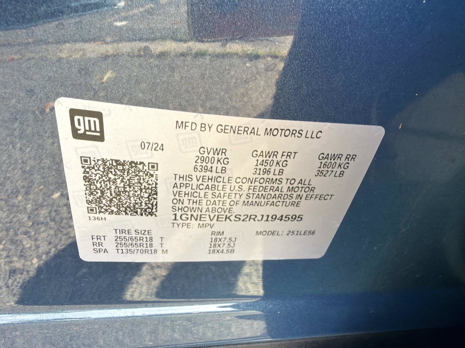 Certified 2024 Chevrolet Traverse LS AWD/4WD image 16