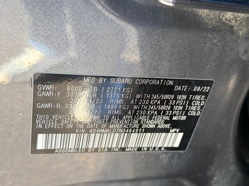 Used 2022 Subaru Ascent Limited w/ Technology Package image 31