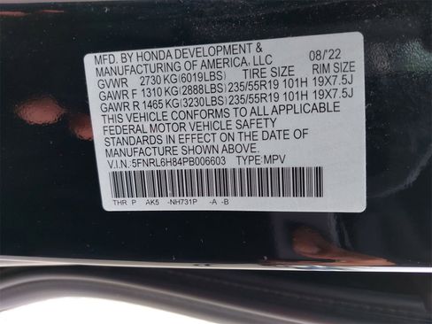 Used 2023 Honda Odyssey Touring image 41