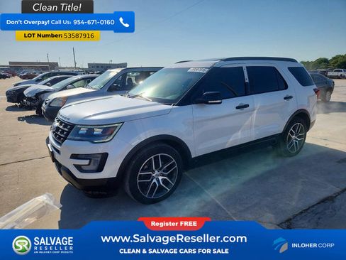 Used 2016 Ford Explorer Sport w/ Equipment Group 401A AWD/4WD image 1