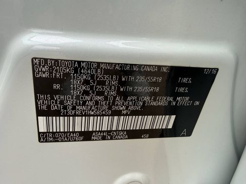 Used 2017 Toyota RAV4 Limited w/ Carpet Mat Package AWD/4WD image 34