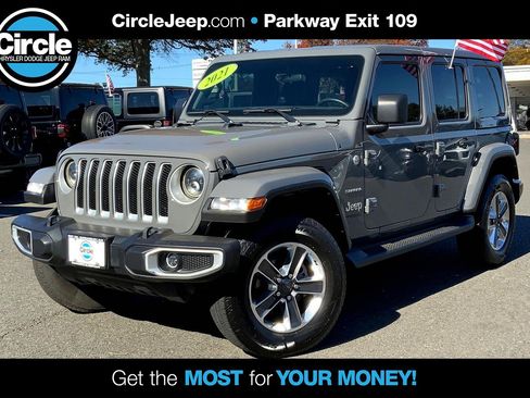 Certified 2021 Jeep Wrangler Unlimited Sahara w/ Cold Weather Group image 1