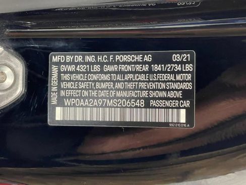 Used 2021 Porsche 911 Carrera w/ Premium Package RWD image 46