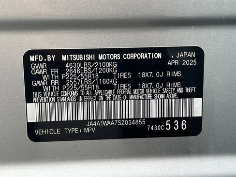 Used 2025 Mitsubishi Eclipse Cross Black Edition image 38