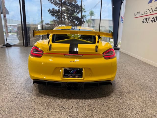 Used 2016 Porsche Cayman GT4 w/ Sport Chrono Package RWD image 5