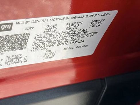 Certified 2023 Chevrolet Equinox RS w/ RS Leather Package FWD image 36