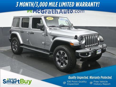 Used 2018 Jeep Wrangler Unlimited Sahara AWD/4WD image 1