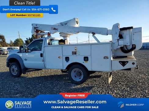 Used 2011 Ford F550 4x4 Regular Cab Super Duty w/ Snow Plow Prep Pkg image 3