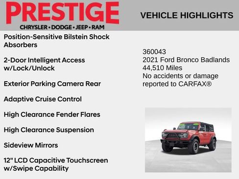 Used 2021 Ford Bronco Badlands image 4