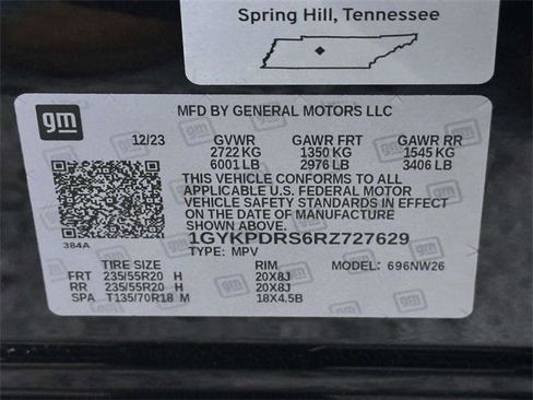 Used 2024 Cadillac XT6 Premium Luxury w/ LPO, Floor Liner Package image 30