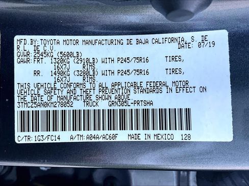 Used 2019 Toyota Tacoma SR5 AWD/4WD image 37