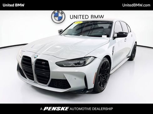 Used 2021 BMW M3 Competition w/ M Driver's Package RWD image 1