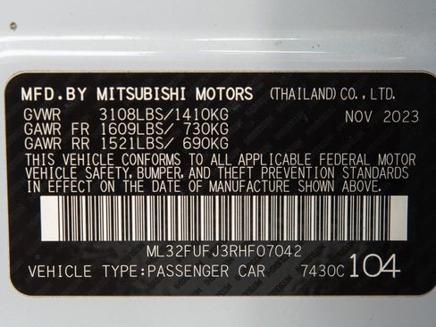 Used 2024 Mitsubishi Mirage G4 LE FWD image 24