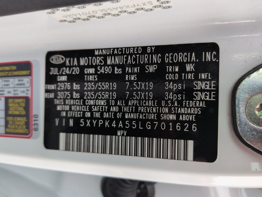 Used 2020 Kia Sorento SX FWD image 34
