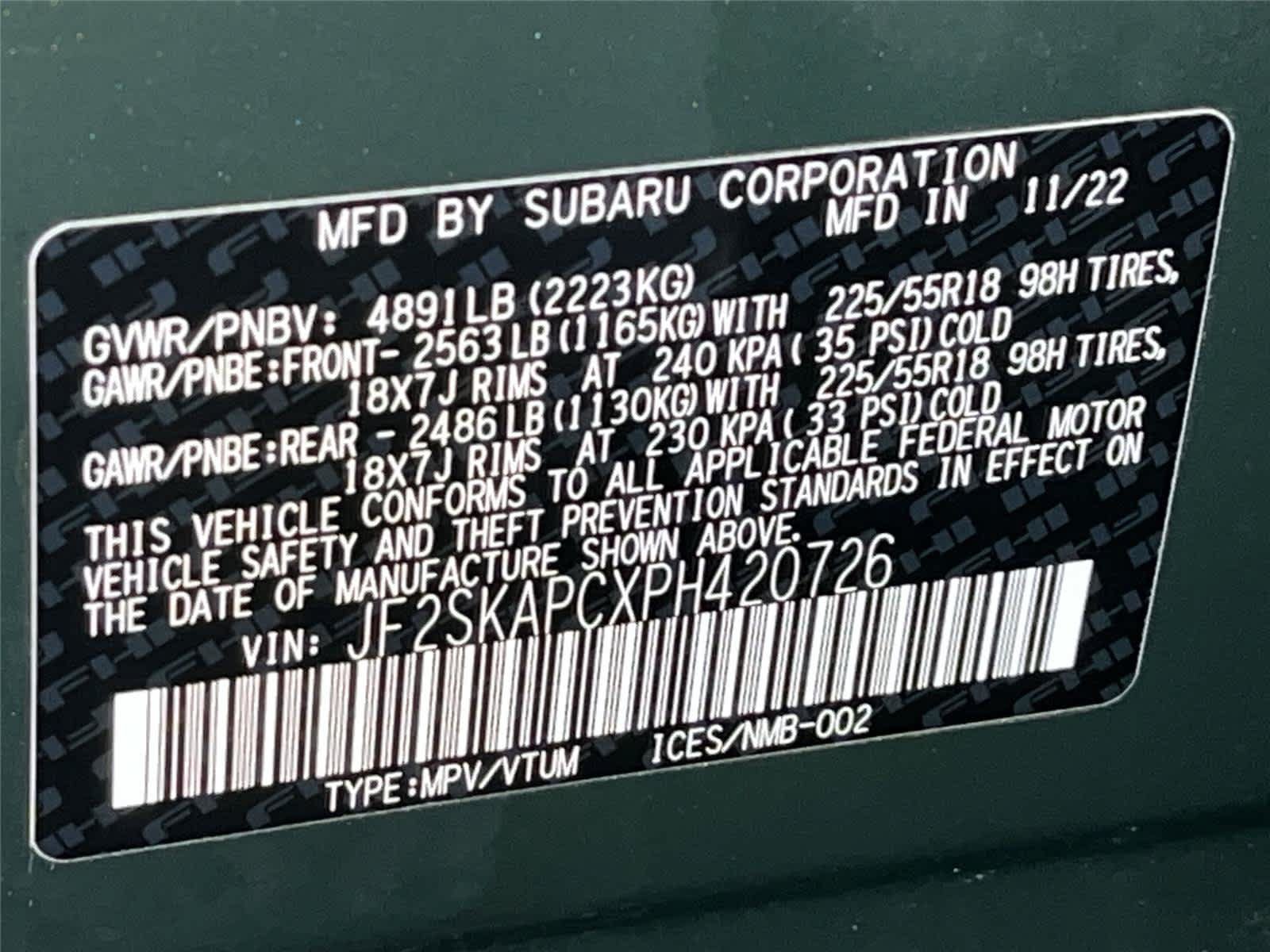 Used 2023 Subaru Forester Limited AWD/4WD image 32