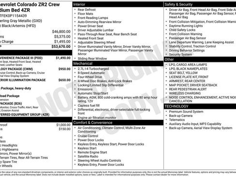Used 2023 Chevrolet Colorado ZR2 w/ ZR2 Convenience Package III AWD/4WD image 10