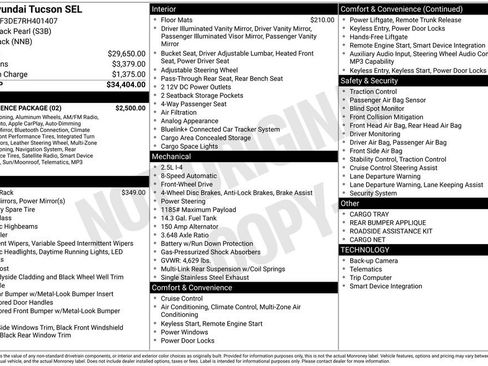 Certified 2024 Hyundai Tucson SEL w/ Convenience Package FWD image 33