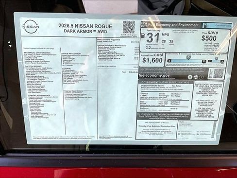 New 2026 Nissan Rogue Dark Armor AWD/4WD image 39