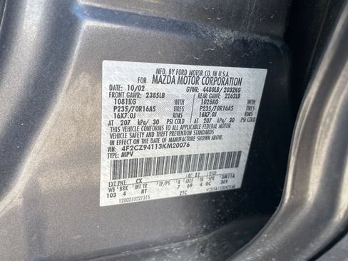 Used 2003 MAZDA Tribute LX AWD/4WD image 18