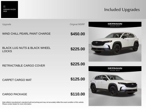 Certified 2025 MAZDA CX-50 AWD 2.5 S w/ Cargo Package image 10