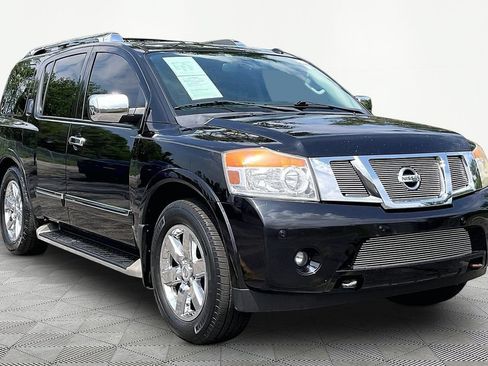 Used 2014 Nissan Armada Platinum w/ 2nd Row Captain Seat Package RWD image 3