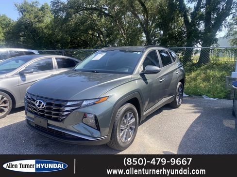Certified 2022 Hyundai Tucson Blue AWD/4WD image 1