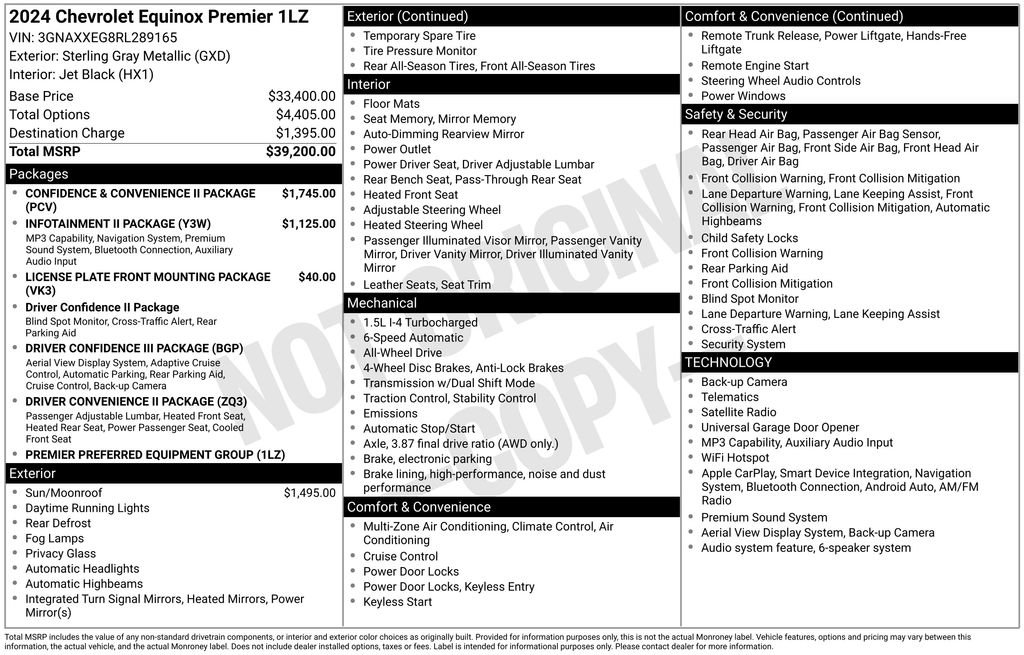 Used 2024 Chevrolet Equinox Premier AWD/4WD image 32