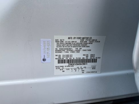 Used 2019 Ford Flex SEL w/ Equipment Group 202A image 27