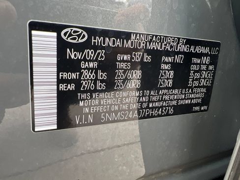 Used 2023 Hyundai Santa Fe SEL w/ Cargo Package FWD image 29