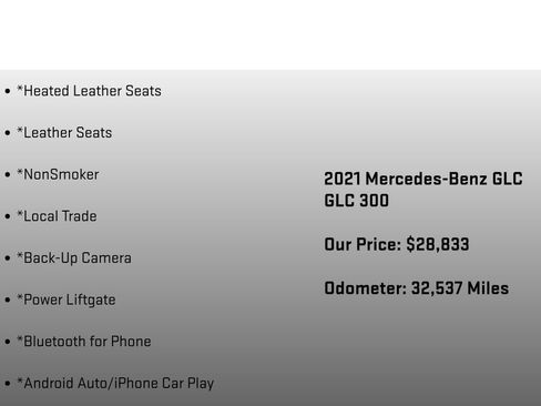 Used 2021 Mercedes-Benz GLC 300 GLC 300 4D Sport Utility w/ Exterior Lighting Package image 6