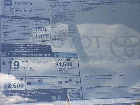 New 2026 Toyota Tundra Platinum AWD/4WD image 25