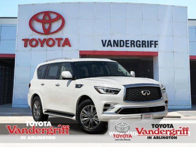 Used 2021 INFINITI QX80 Luxe w/ Cargo Package RWD image 1