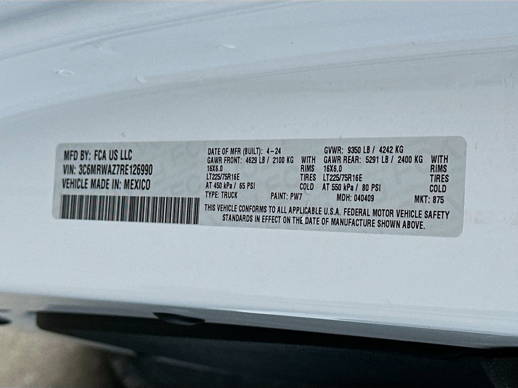 Used 2024 RAM ProMaster 3500 w/ Delivery Van Package FWD image 32