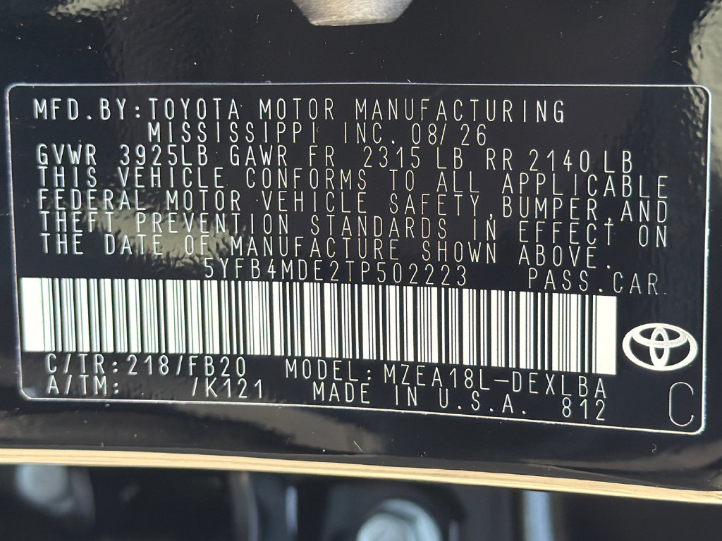 Used 2026 Toyota Corolla LE FWD image 35