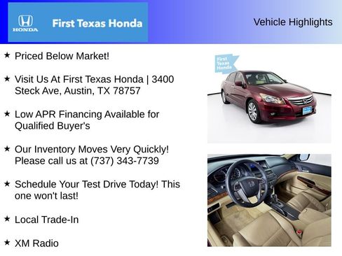 Used 2012 Honda Accord EX-L image 5