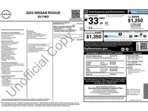 Used 2023 Nissan Rogue SV image 3