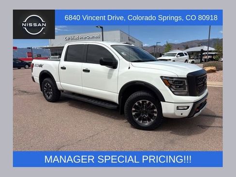 Used 2021 Nissan Titan PRO-4X w/ Pro-4x Utility Package AWD/4WD image 1