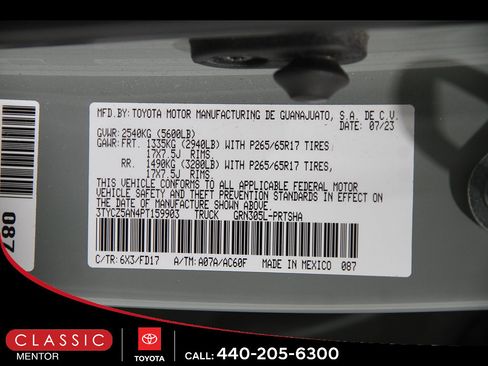 Certified 2023 Toyota Tacoma TRD Sport AWD/4WD image 20