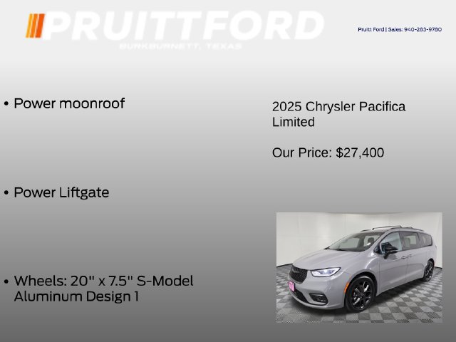 Used 2025 Chrysler Pacifica Limited FWD image 19