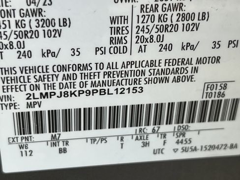 Certified 2023 Lincoln Nautilus Reserve w/ Equipment Group 201A image 34