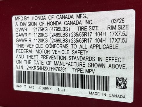 Used 2026 Honda CR-V LX image 27