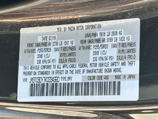 Used 2019 MAZDA CX-9 Grand Touring AWD/4WD image 40